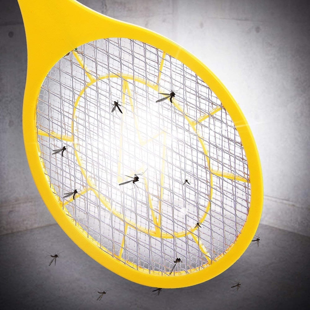Handheld Bug Zapper for Indoor Outdoor Use, Portable Fly Zapper with Ergonomic Lightweight Design Ensuring Clean Pest Control for Gardens Homes Travel