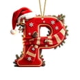 thumbnail image 2 of Yeciiwht Christmas 26 Letters Ornaments – Santa Hat Alphabet Xmas Tree Hanging Decorations, Holiday Party & Home Gift, 2 of 7