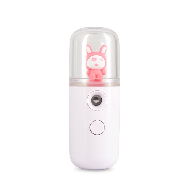 Pulsador de niebla facial 30 ml Belleza Hidratante Hidratante Handheld Misting Face Nebulizer Humidificador Mister Steamer Diffuser Blanco Vogacara HA059135-01B