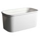 thumbnail image 1 of Wall-Mounted Trash Can 1Pcs White Space-Saving Plastic Trash Can for Storage Use, 1 of 1