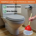 thumbnail image 3 of 2 Pcs Toilet Plunger Holder Only,White Plunger Tray,Plunger Mat Air Drying Mat for Toilet Plunger,Plunger Holder Catches Drips, 3 of 6