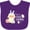 Purple, variant on Inktastic My 1st Easter with Cute Lamb and Easter Eggs Boys or Girls Baby Bib