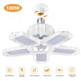 thumbnail image 2 of Plafonnier de Garage Pliable Déformable pour Intérieur Extérieur 80W/100W, 2 of 9