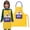 Yellow, variant on Chefclub Little Chef Characters 100% Cotton Yellow Apron