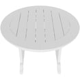 thumbnail image 4 of Paradise Table à Manger Ronde en Plastique HDPE 47 Pouces pour Extérieur, 4 of 5