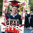 thumbnail image 6 of Moocorvic Graduation Decorations Class of 2025 Graduation Photo Booth Frame, Black And Gold Congratulate Frame Prop for Grad Party Favor Supplies, 6 of 7