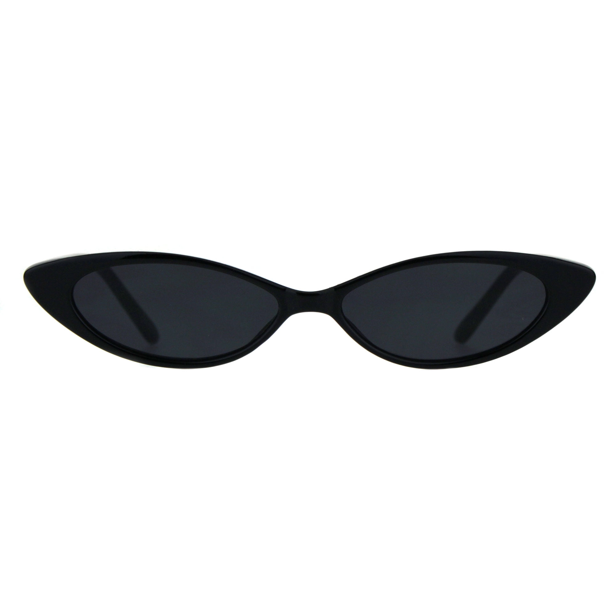 Girls Kid Size Narrow Oval Cat Eye Plastic Retro Mod Sunglasses All ...