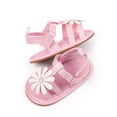 thumbnail image 5 of Tigivemen Infant Baby Girls Summer Sandals Newborn Soft Sole Walking Dressy Shoes Pink Size 5, 5 of 7