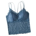 thumbnail image 4 of HUITKMM Womens Lace Racerback Tank Top Removable Pads Wireless Bra Cami Size M, 4 of 7