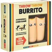 Throw Throw Burrito by Exploding Kittens - A Dodgeball Card Game - Family-Friendly Party Games - Card Games for Adults, Teens & Kids - 2-6 Players