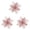 Rose Gold(3Pcs), variant on ZTTD 3 Pcs 3.54'' Glitter Christmas Flowers Rose Gold Artificial Poinsettia Flowers Christmas Tree Flowers Wreath Tree Ornaments