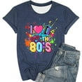 thumbnail image 3 of I Love The 80s Graphic Tees for Women 2026 Summer Casual Short Sleeve Crewneck 1980 Vintage Neon T Shirts, 3 of 3