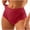 02 Wine, variant on Women's Seamless Underwear High Waisted Tummy Control No Show Panties Full Coverage Stretch Briefs