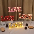 thumbnail image 2 of POINTERTECK Lettre lettre Légère Alimenté par Batterie Romantique Express Amour Props LED Chapiteau Lettres Amour Signe Lampe pour Mariage, 2 of 10