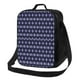 thumbnail image 1 of Disketp Purple and Blue Squares Bolsa Térmica Estampada para Almuerzo, Lonchera para Hombres y Mujeres Adultos, 1 of 7