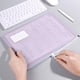 thumbnail image 1 of Zipper File Bag Ribbon Business Card Style Data Organization A4 Large Capacity Thick Waterproof Storage Bag, 1 of 6
