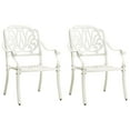 thumbnail image 3 of vidaXL Bistro Set 3 Piece Cast Aluminum Outdoor Garden Furniture Multi Colors, 3 of 12
