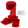 thumbnail image 1 of Cinta DINDOSAL de terciopelo rojo de 3 yardas (2,7 m) para decoración navideña, 1 of 6