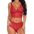 thumbnail image 2 of Everyday Bras for Women Twin Sheets Set with Lace Mens Lace Lingerie Set Clothes Set Underwear for Men Brief 511 Underwear Lace Skirt And Top Set Lace Bra Set Underwire Gents Underpants Red XL, 2 of 3