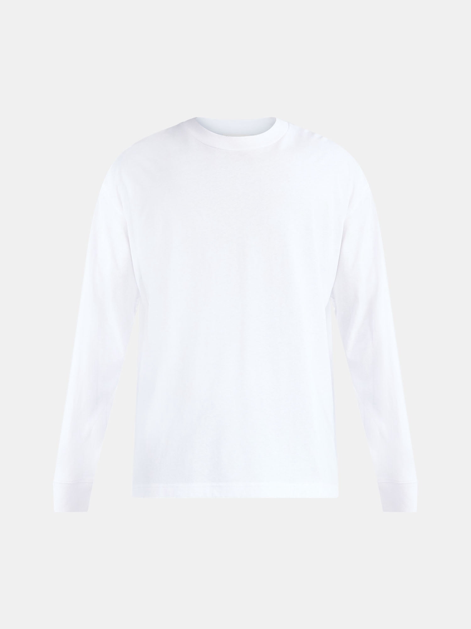 No Boundaries Cotton Oversized Tee with Long Sleeves, Men's & Big Men's