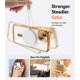 thumbnail image 4 of Funda Meifigno para iPhone 15 de 6.1 pulgadas con correa de muñeca MagSafe con purpurina, 4 of 6