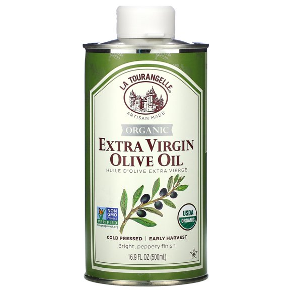 La Tourangelle , Huile d'Olive Extra-Vierge Biologique, 16,9 fl oz (500 ml)