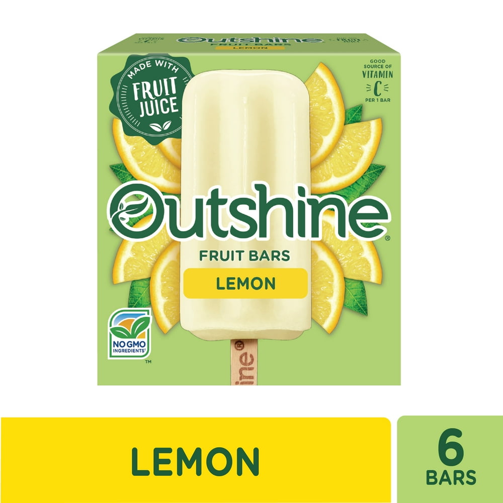 Outshine Lemon Frozen Fruit Bars, 6 Count
