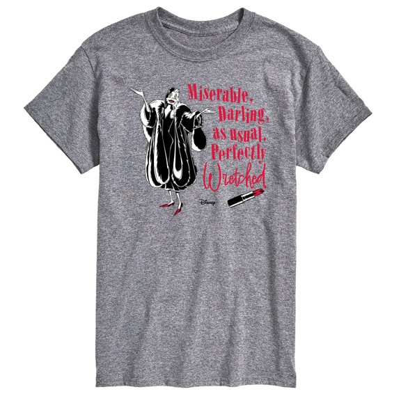 101 Dalmatians - Miserable Perfectly Wretched - Men's Short Sleeve Graphic T-Shirt