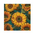 thumbnail image 5 of Cloth Napkins Set of4 100% Satin Peachskin Velvet 20x20inx4 Napkins Cloth napkins are washable Soft and Absorbent Seamless Sunflower Pattern, 5 of 8