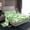 Green, variant on Feelyou Summer Palm Leaf Bed Sheets for Teens, Slate Blue Flower Floral Print King Sheets, Plant Brotanical Sheet Set, Microfiber Bedroom Decor, 4-Piece