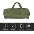thumbnail image 4 of Bolsa de electricista Bolsa de herramientas portátil Bolsa de almacenamiento de lona Verde Grande Meterk  Grande, 4 of 7