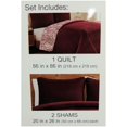 thumbnail image 2 of VCNY Home Reversible Paisley Elizabeth 3-Piece Quilt Set Full/Queen - Burgundy, 2 of 5