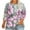 Pink Plus Size Blouse for Women_y, variant on CYMMPU Blouses for Women Dressy Casual Round Neck Spring Tops 3/4 Sleeve Floral Printed Summer Fashion Shirts Loose Fit Tunic Tops Plus Size Blouse Pink XL