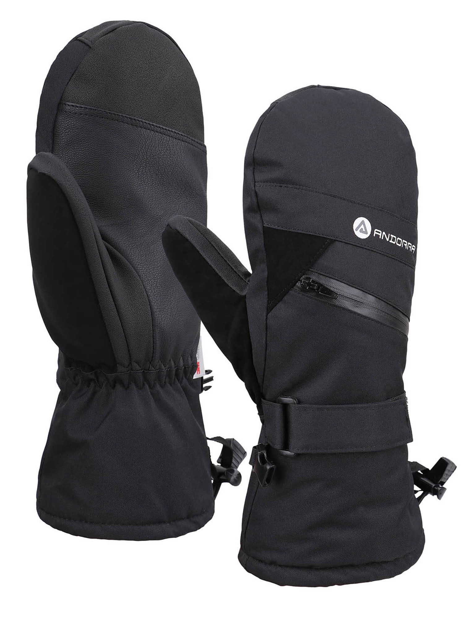 Women's C100 3M Thinsulate Touchscreen Snowboarding Mittens w/ Zip