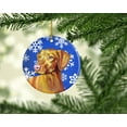 thumbnail image 2 of Carolines Treasures LH9280-CO1 Vizsla Winter Snowflake Holiday Ceramic Ornament, 2 of 3