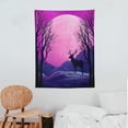 thumbnail image 3 of FUMJ  Tapestries Trippy Sun Moon Tapestry Mountain Forest Elk Tapestries Natural Landscape Purple Art Wall Hanging Suitable for Home Decor Bedroom Living Room, 3 of 7