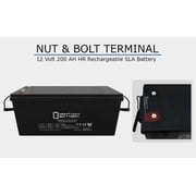 Sealed Lead-Acid Battery - AGM-type, 12V, 200 Amps - 8 Pack