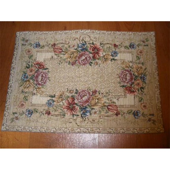 Tapestry Trading PL1320 14 x 20 in. Begium Doily Plazza Placemat