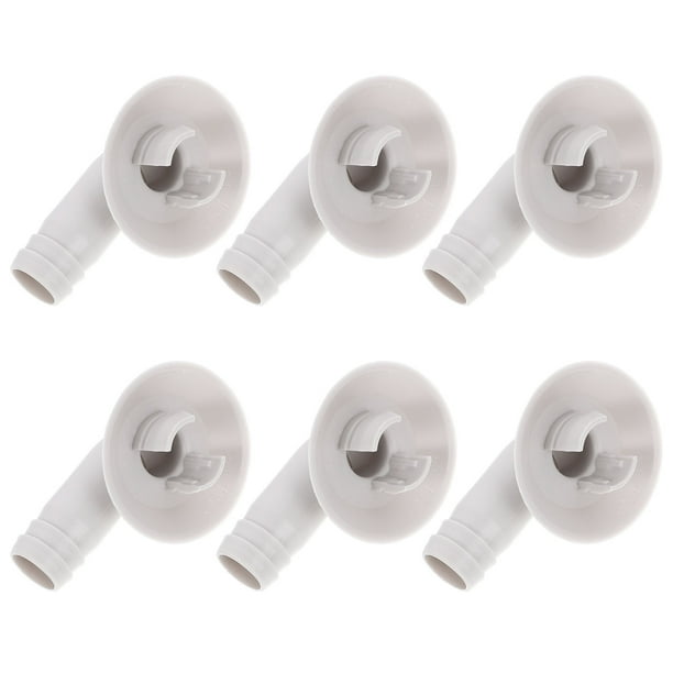 Conector de manguera de drenaje de CA (6 piezas), codo, junta de manguera de drenaje de CA, piezas de aire acondicionado