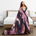 thumbnail image 5 of Kamado Nezuko Bed Blanket Air Conditioner Quilt Ultra Soft Flannel Blanket All Season Fuzzy Blanket Reversible Fluffy Plush Blanket 60"X50", 5 of 8