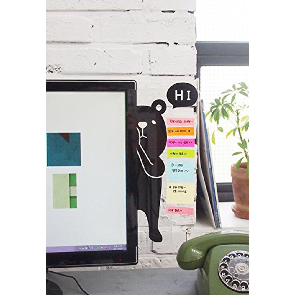 Fourtune Notes Holder and Reminder Memo Board for Right Computer