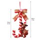 thumbnail image 4 of Decoraciones Papá Noel, muñeco de nieve, bastón pequeño, palitos de caramelo, adornos, arreglos para árboles de Navidad, adornos colgantes de ciervos (modelos de ciervos), 4 of 11