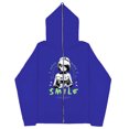 thumbnail image 1 of Sudaderas Y2K de chica oscura europea y americana para hombres y mujeres, sudaderas con capucha góticas para parejas, sudadera de Cremallera larga Harajuku, 1 of 5