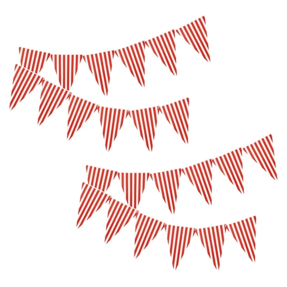 4 Pcs Carnival Party Banner Circus Party Banner 300.00X27.50X0.10CM