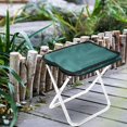 thumbnail image 4 of Lijie Tabouret Pliant Portable Tabouret Repose-Pieds Léger pour Randonnée Camping Voyage Vert, 4 of 6