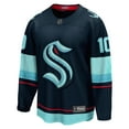 thumbnail image 2 of Men's Fanatics Matty Beniers Deep Sea Blue Seattle Kraken Premier Breakaway Player Jersey, 2 of 3