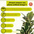 thumbnail image 3 of Planta artificial decorativa moderna con maceta Artego 100cm de alto, 3 of 9