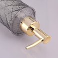 thumbnail image 4 of 2024, dispensadores de jabón líquido rellenables de vidrio para detergente para platos, champú, loción, encimera de baño, kit, 4 of 4
