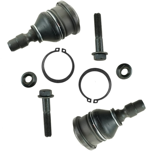 TRQ Ball Joints Front Upper Pair for Ford Ranger Mazda Pickup RWD Coil Spring PSA63048