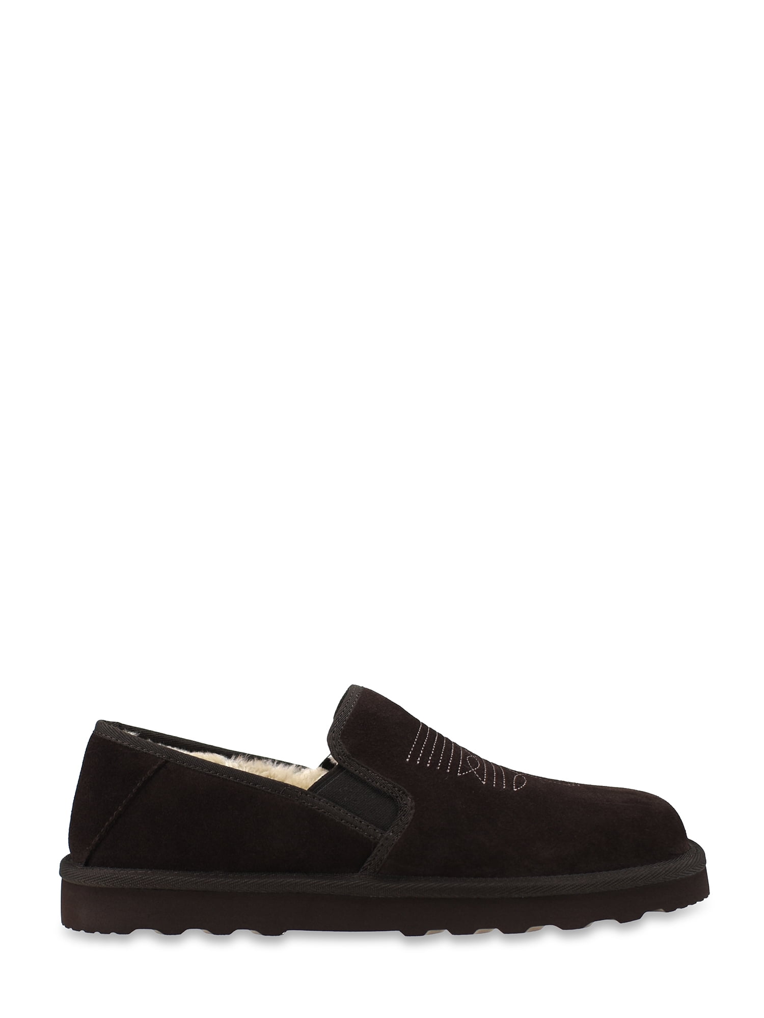 GEORGE MEN`S WESTERN SLIPPER GENUINE SUEDE